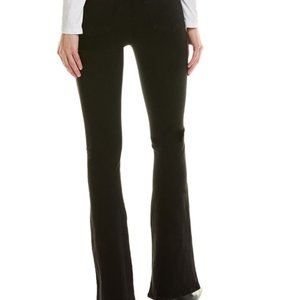7 For All Mankind Ultra Stretchy High Rise Flared Skinny Jean in Black Size 30